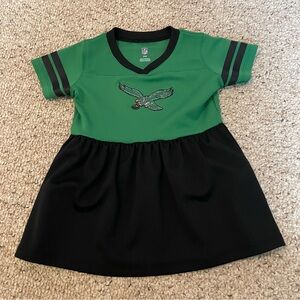 Green and Black Eagles Dress